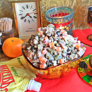 Куриный салат с черносливом