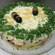 Новогодний салат "Прибой"