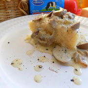 Свиные почки в сливочном соусе.