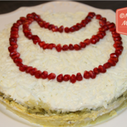 Праздничный салат "Гранатовые бусы"