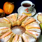 Фруктовый пирог на творожном тесте