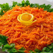 Салат на праздничный стол "Оранжевое искушение".