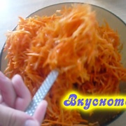 Морковь по-корейски, простой вариант