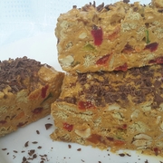 Нуга с сухофруктами,орехами и печеньем.