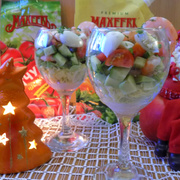 Салат-коктейль "Новогодний"