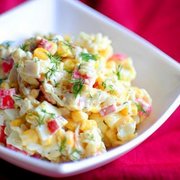 Салат с крабовыми палочками и кукурузой / Salad with crab sticks and corn