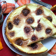 Запеканка с клубникой.