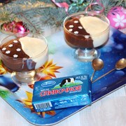 Шоколадно ванильный десерт "День и Ночь"