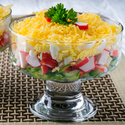 Салат с Крабовыми Палочками "Быстро и Вкусно" на Новогодний праздничный стол 2018