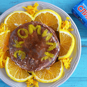 Шоколадные блины с апельсиновым маслом