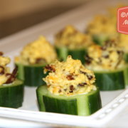 Огуречные канапе на Новый год