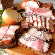 Засолка сала в луковой шелухе