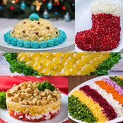 5 Самых Красивых Салатов на Новогодний стол