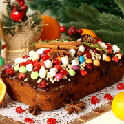 Рождественский кекс с мандаринами