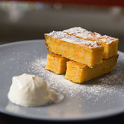 Манник на кефире с тыквой. Тыквенный пирог манник.