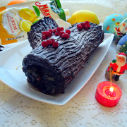 Рождественское полено с лимонным джемом Махеевъ