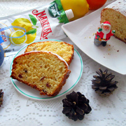 Лимонный кекс с изюмом