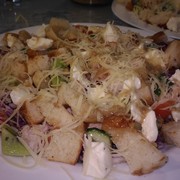 Авторский салат "Цезарь в Греции"