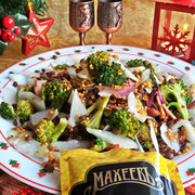 Салат с брокколи под горчичным соусом