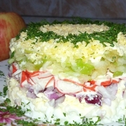 Салат «Нежность» с интригующим новым вкусом