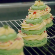 макаронс "елкочки"