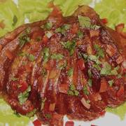 "Мясной веер"- необычная подача горячего блюда на праздник