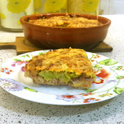 Запечённая гречка с кабачком