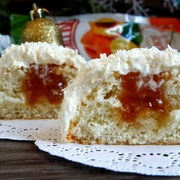 Пирожное буше «Новогодние сугробы». 