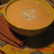 Суп-пюре из нута с фаршем.