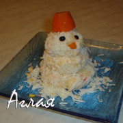 Салат Снеговик