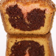 Кекс трёхцветный "хвост попугая"