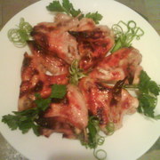 Треугольники из куриных крылышек в медово-лимонном маринаде (возможно вариант) + вариант подачи