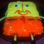 салат ГУБКА БОБ.