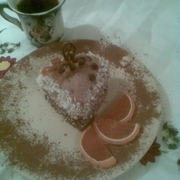 бисквитное пирожное Сердце арабики