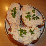 Творожные гренки для новогоднего  стола