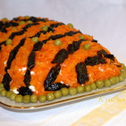 Салат в "тигровой шкуре"