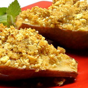 Груши и Яблоки печёные, в стиле «Крамбл».