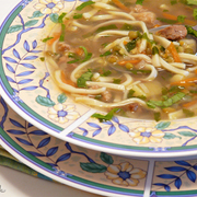 Маш Угра (суп с машем и лапшой)