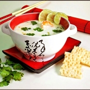 Кокосовый суп с креветками.