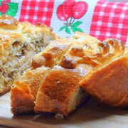 Царская кулебяка с гречкой, треской и креветками. Праздник живота удался! Дуэль.