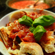 ПРОЩЕ ПРОСТОГО: томатный суп с гренками