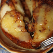 Гренки на луковом масле.