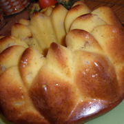 Кукурузный кекс с бананом и шоколадом