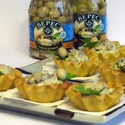 Закусочные тарталетки "Грибные корзинки"