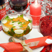 "Какая прелесть, эта ваша заливная птичка!" (Заливное из курицы)