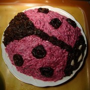 Салат "Божья коровка"