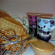 Марципановые вафли с сырным соусом для Милы ( Ludmila) с благодарностью