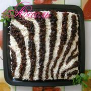 Салат "Овощная зебра"