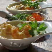 Горячая закуска с креветками