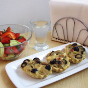 Тарталетки с тунцом и маслинами